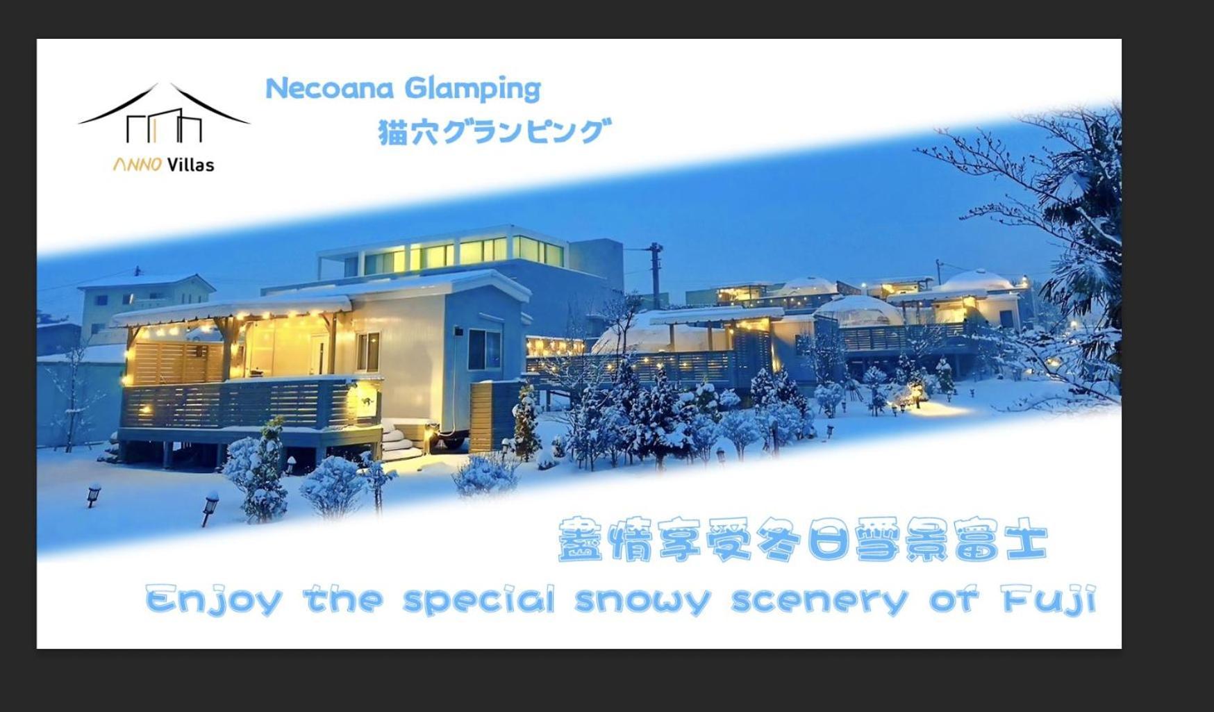 Necoana Glamping Annovillasグランピング Fujikawaguchiko Bagian luar foto